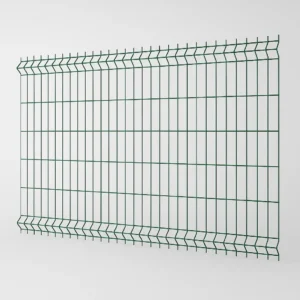 Panel de malla Hércules galvanizada con recubrimiento plastificado, ideal para cerramientos modernos y seguros.
